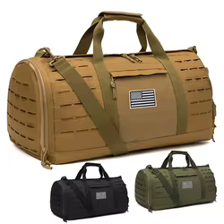 Bolsa táctica de lona 40L – Gimnasio, viaje y entrenamiento