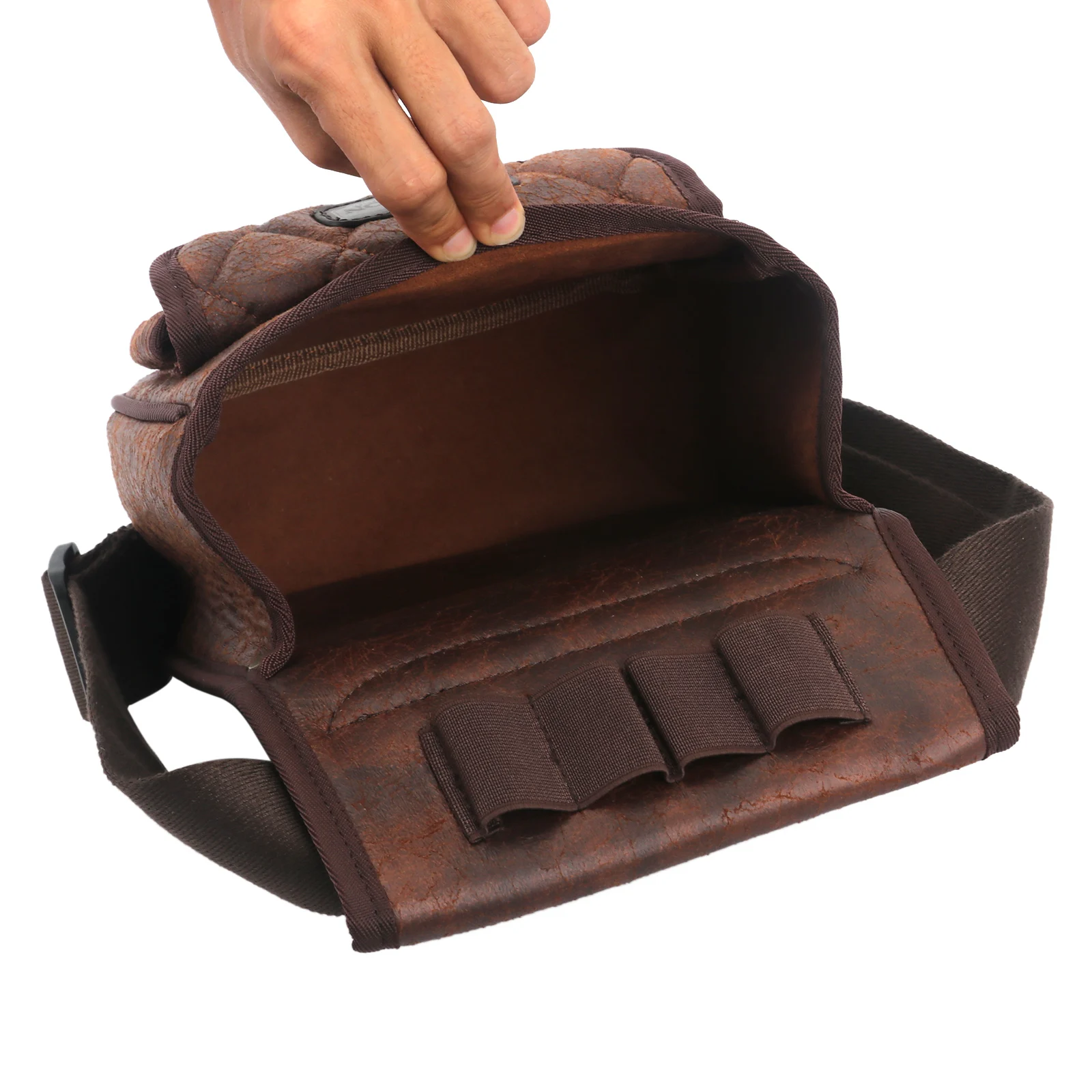 Tourbon porta cartuchos de escopeta PU resistente para caza - imagen 5