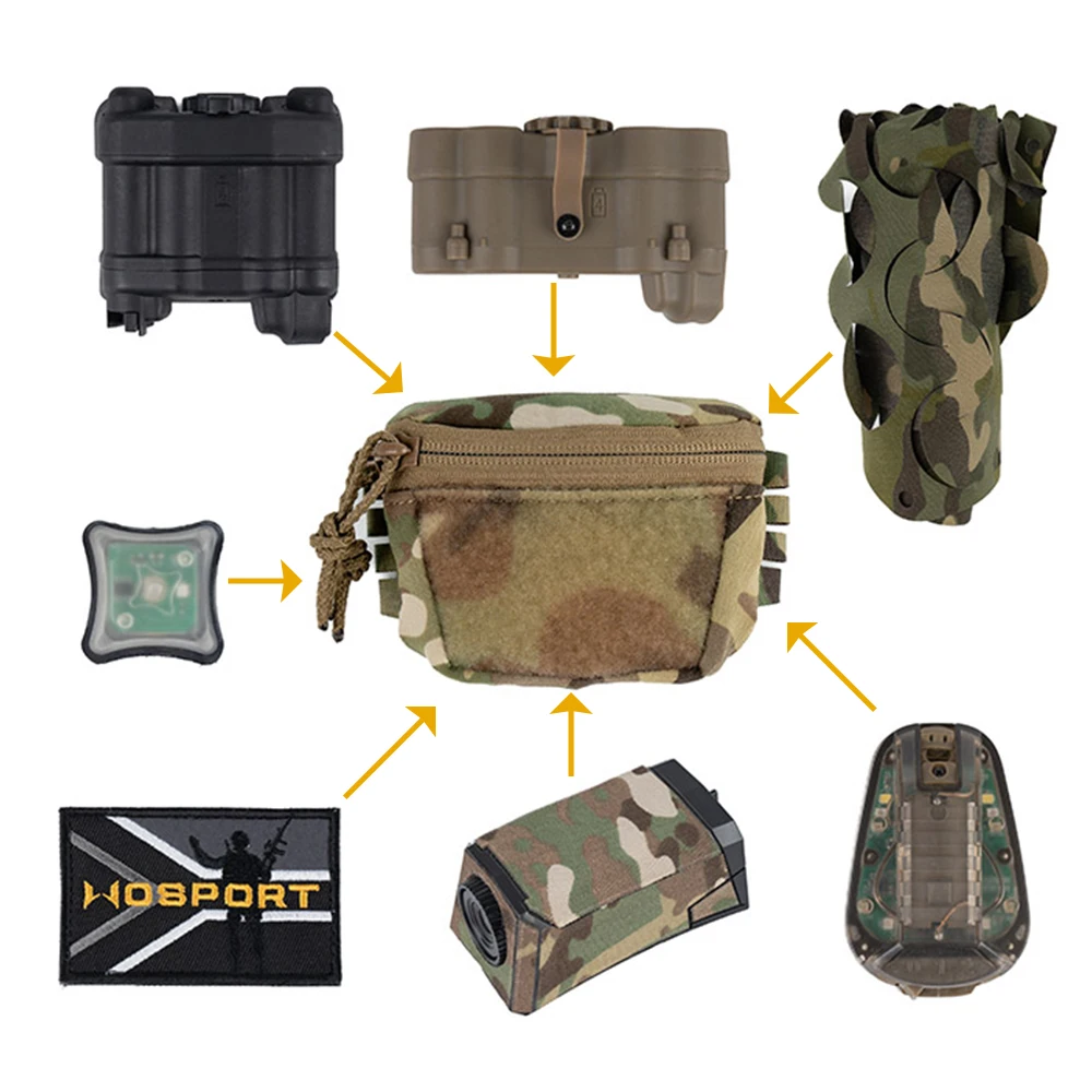 Bolsa trasera para casco FAST MK PJ – Organizador de baterías NVG - imagen 4