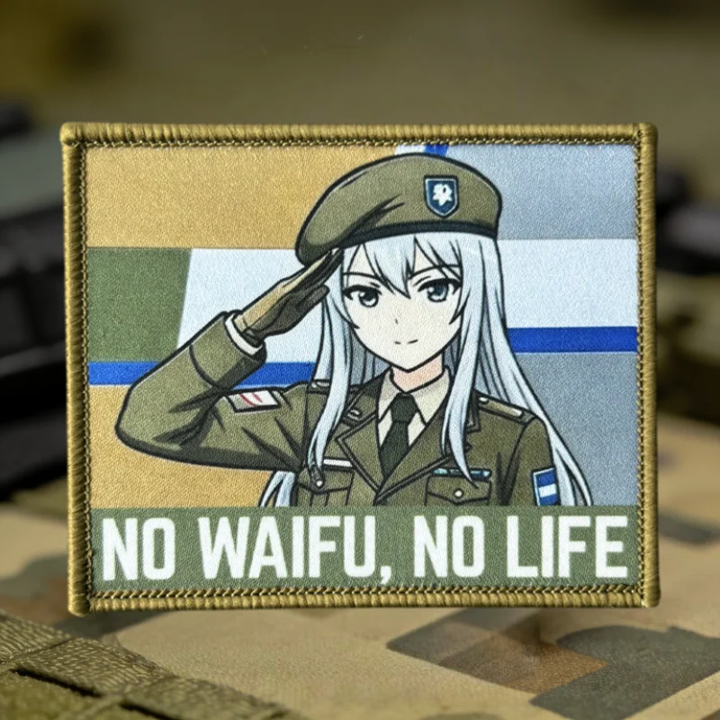 Parche táctico moral anime con gancho y bucle para gorras - imagen 2