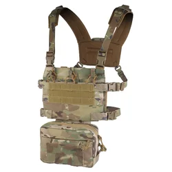Chaleco táctico R-Assault Molle con bolsillos porta-cargadores