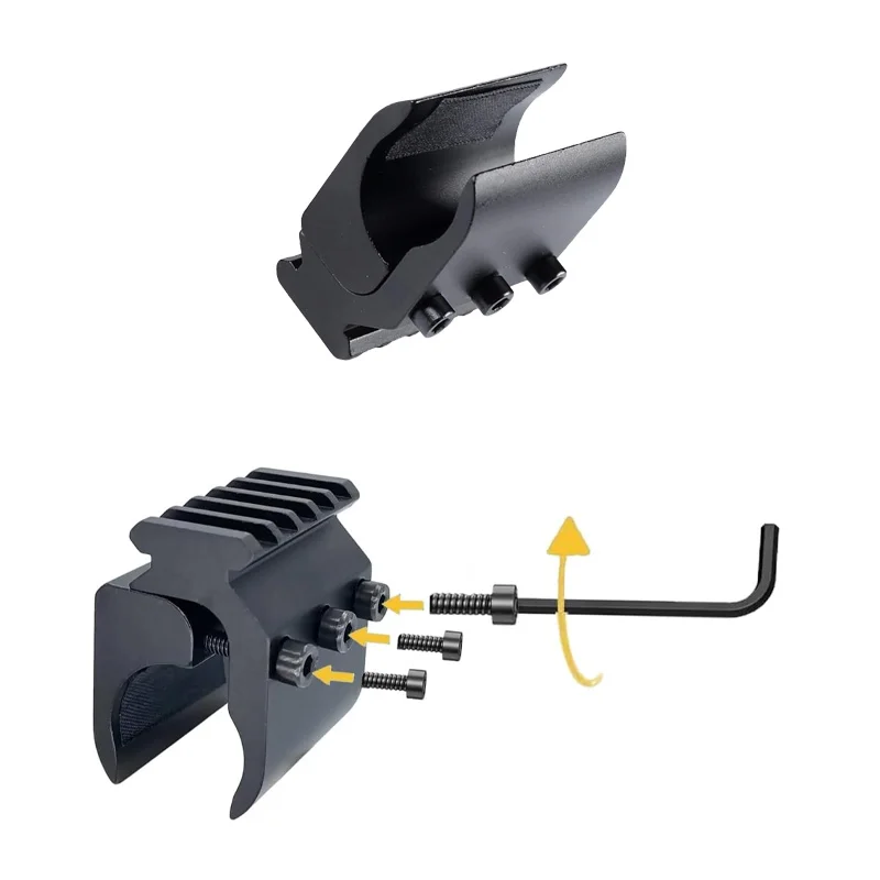 Adaptador con base de riel para accesorios