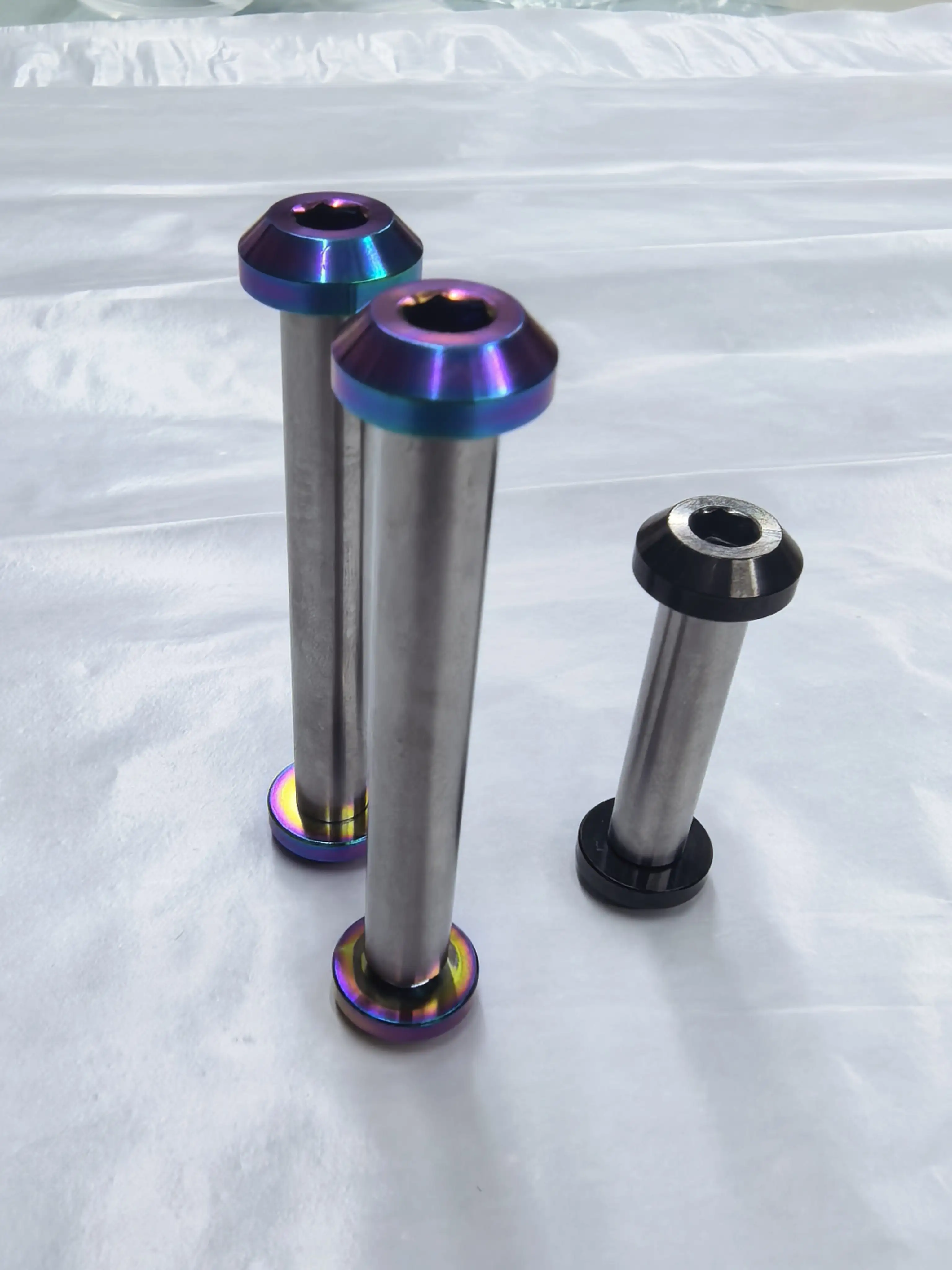 Tornillos Allen para amortiguadores traseros de bicicleta de titanio - imagen 4