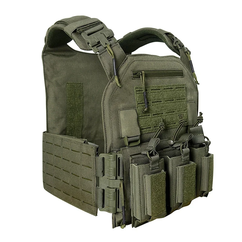 Chaleco táctico MOLLE nailon de liberación rápida para caza - imagen 5