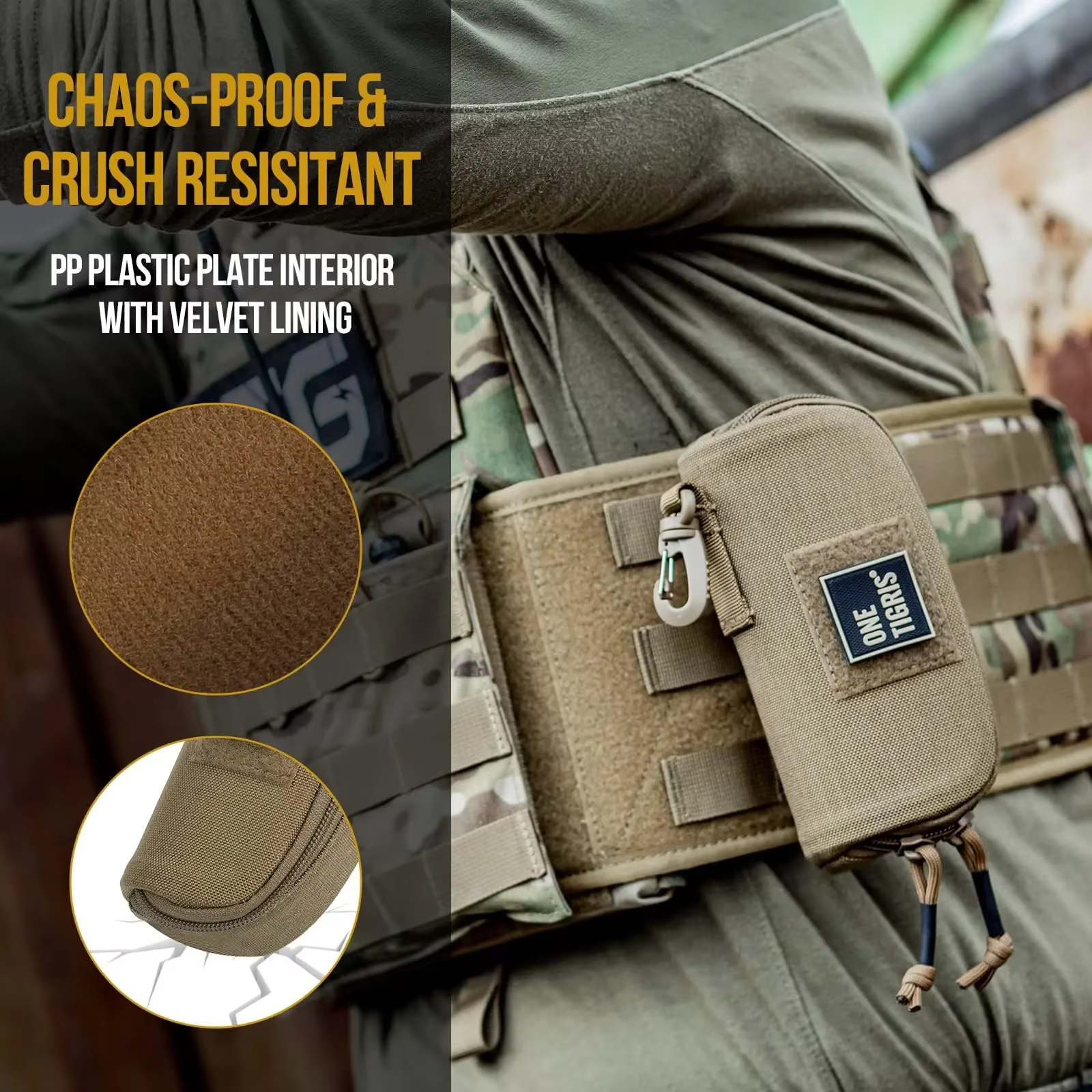 ONETIGRIS Estuche MOLLE para gafas tácticas - imagen 5