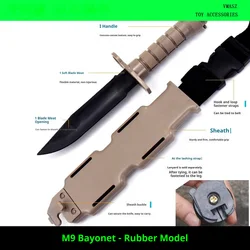 Cuchillo táctico de goma con funda – Entrenamiento y airsoft
