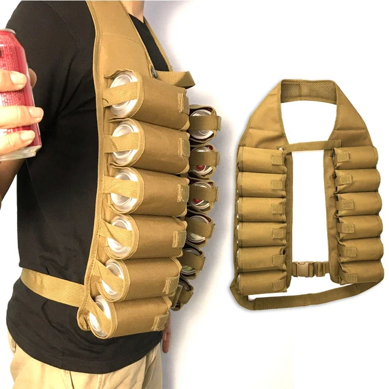 Soporte bandolera MOLLE para cerveza con funda aislada - imagen 2