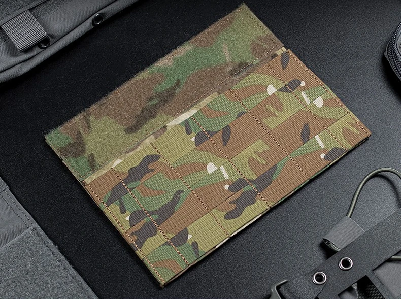 Panel MOLLE táctico para plataforma de pecho MK4 con sistema de velcro