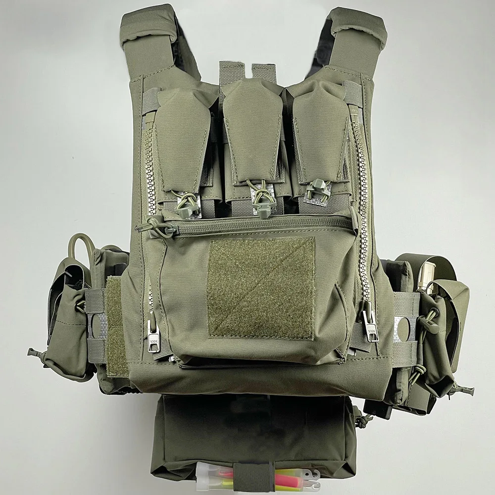 Chaleco táctico modular MOLLE con bolsillos – Ideal airsoft y caza