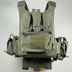 Chaleco táctico modular MOLLE con bolsillos – Ideal airsoft y caza