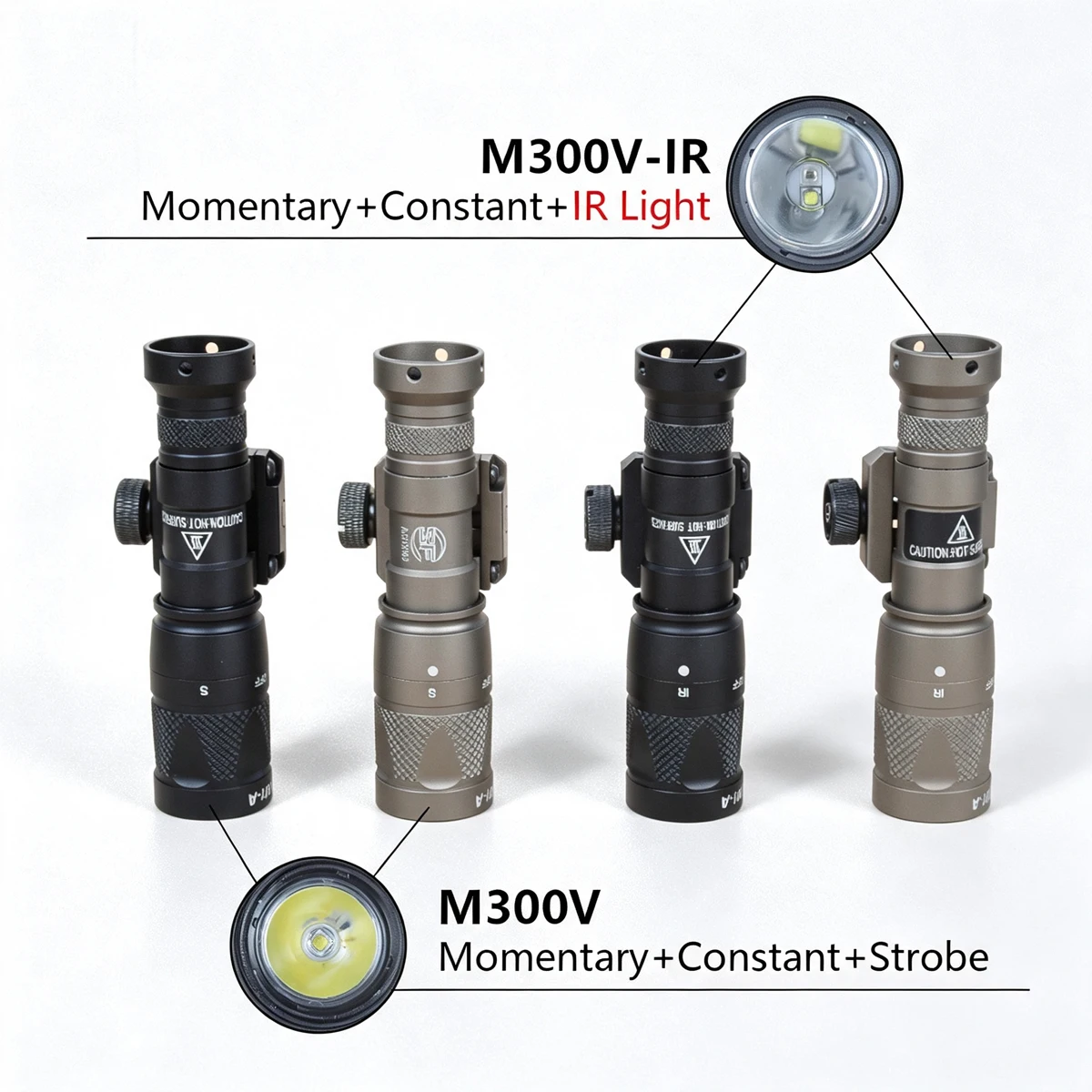 Surefire M300 Scout linterna táctica LED para plataforma M4 AR15 - imagen 2