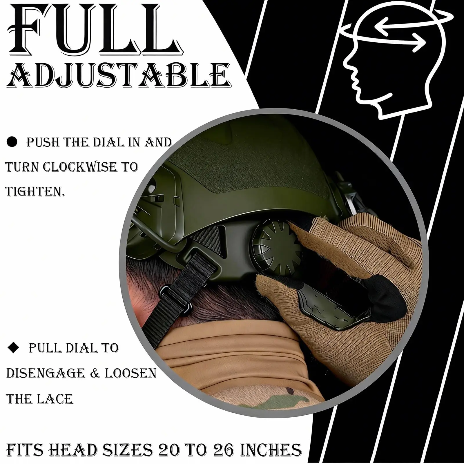 TW3.0 Casco táctico airsoft y paintball con comunicación y luz - imagen 2