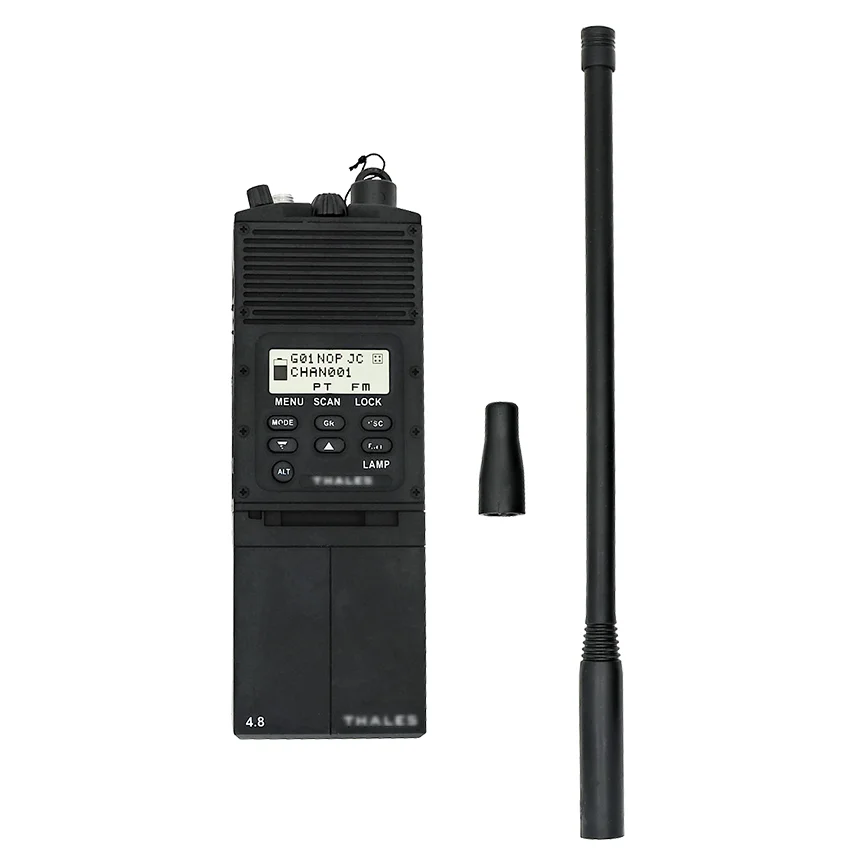 Antena táctica plegable AN/PRC-152 con base Kenwood de pines