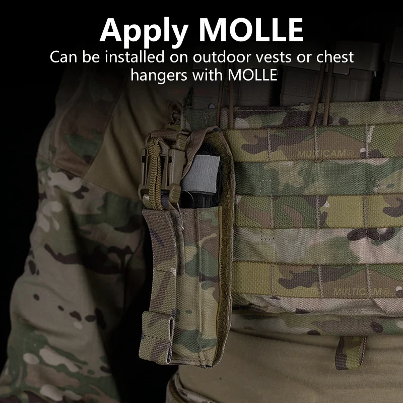 Bolsa IFAK MOLLE liberación rápida trauma chaleco táctico - imagen 4