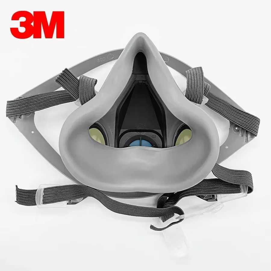 3M 6200 Máscara antigás y filtro para vapores tóxicos - imagen 3