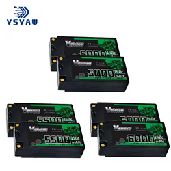 Batería LiPo VSVAW 2S 7.6V con conector XT60 para RC 1/10