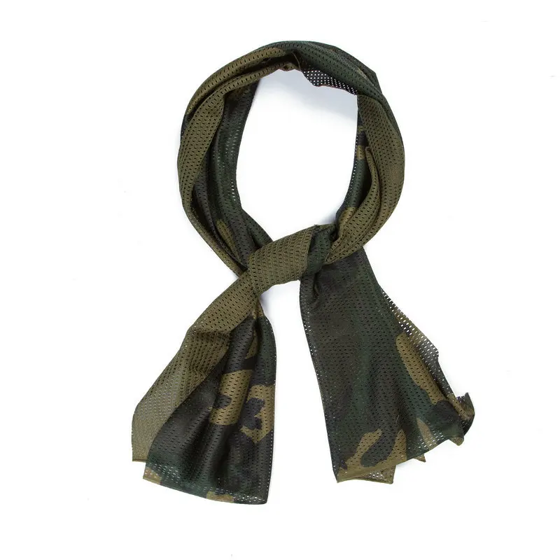Pañuelo táctico camuflaje malla transpirable para cuello exteriores - imagen 2
