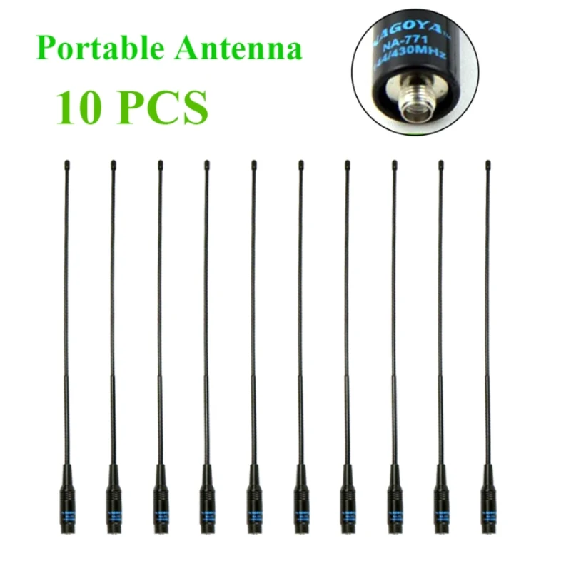 Antena doble banda NAGOYA NA-771 SMA-F 144/430MHz para Baofeng