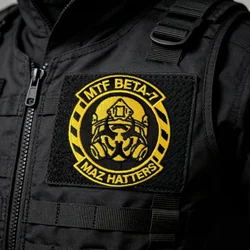 MTF Beta-7 Maz Hatters – Parche bordado táctico con velcro