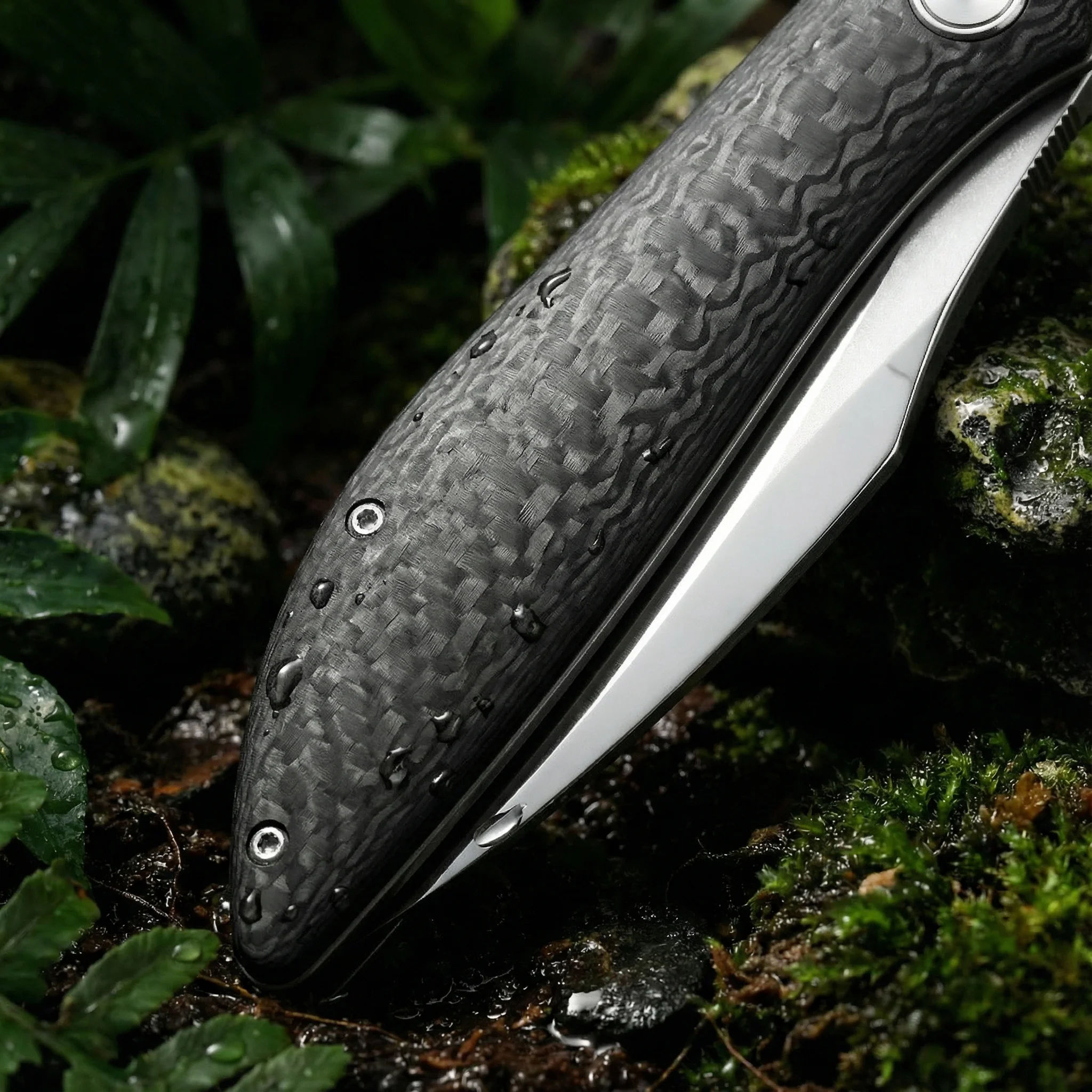 Cuchillo plegable de acero para exteriores, emergencia y camping - imagen 4