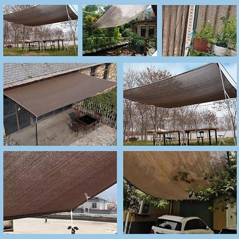 Red parasol HDPE protección UV – Camping y exterior - imagen 4