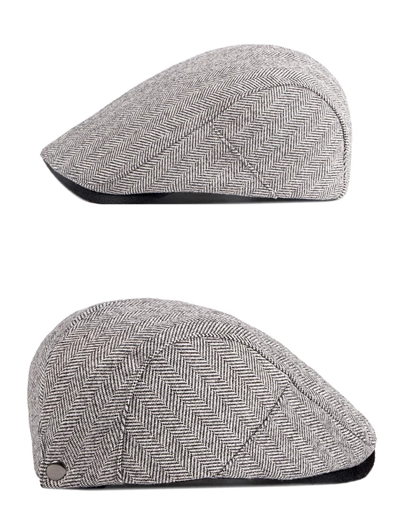Gorra plana estilo taxista