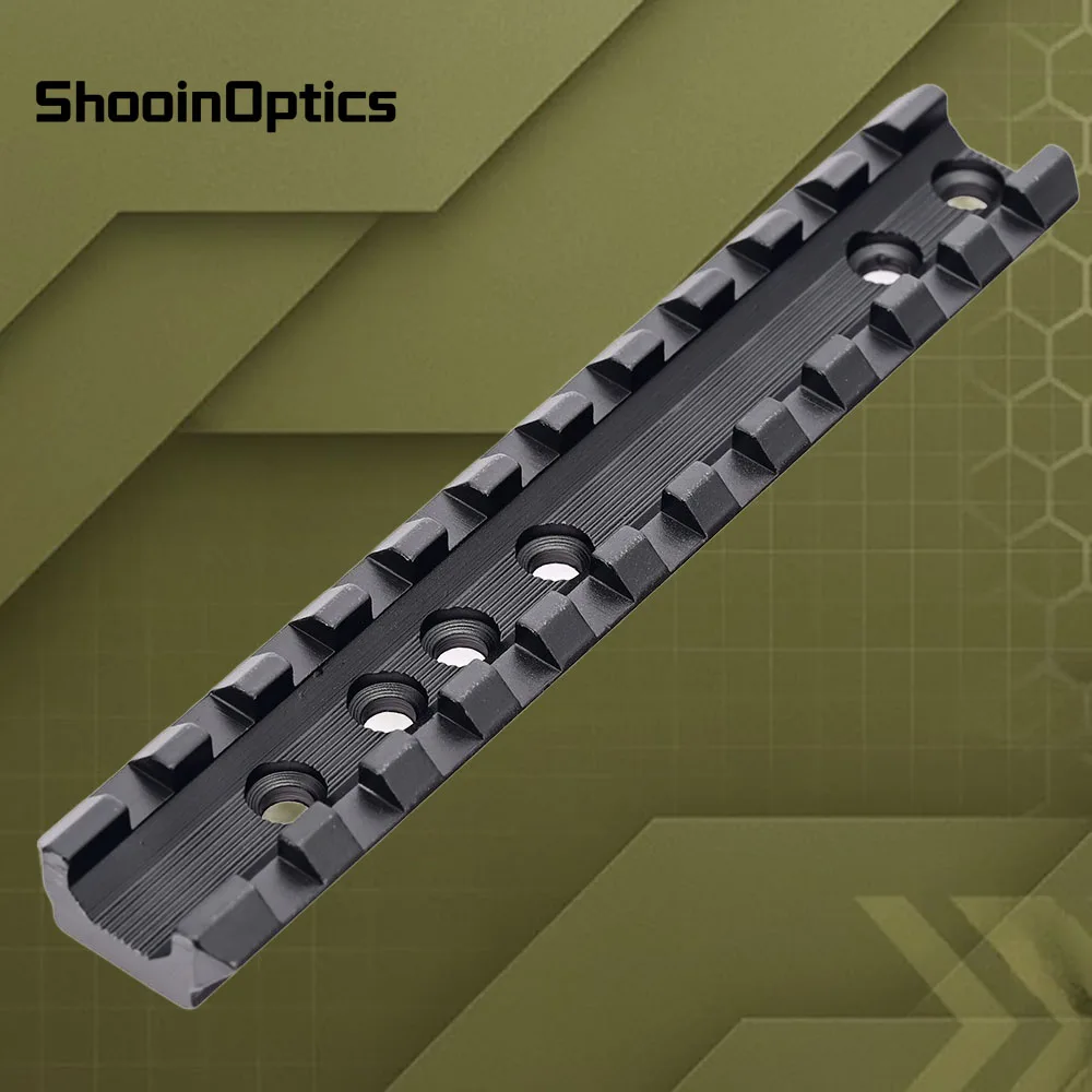 Montura Weaver 20mm aluminio para mira de rifle