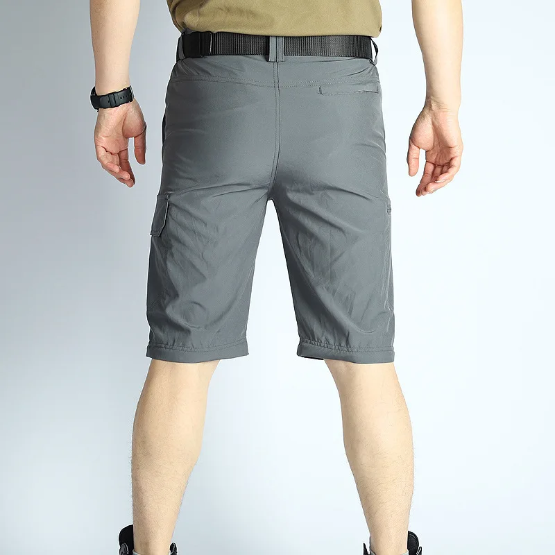 Pantalón cargo táctico convertible de secado rápido, ligero - imagen 4
