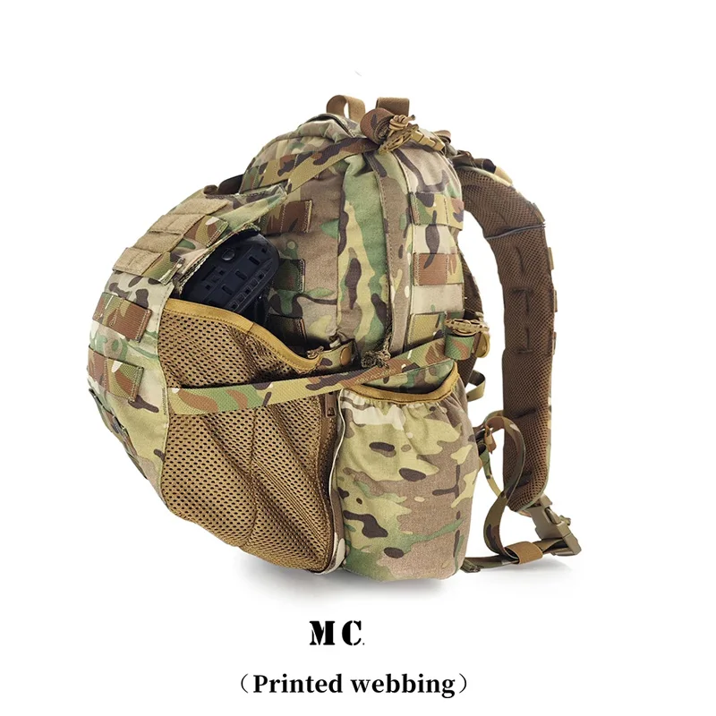 Mochila táctica de nailon 500D con soporte para casco y bolsa de agua - imagen 2