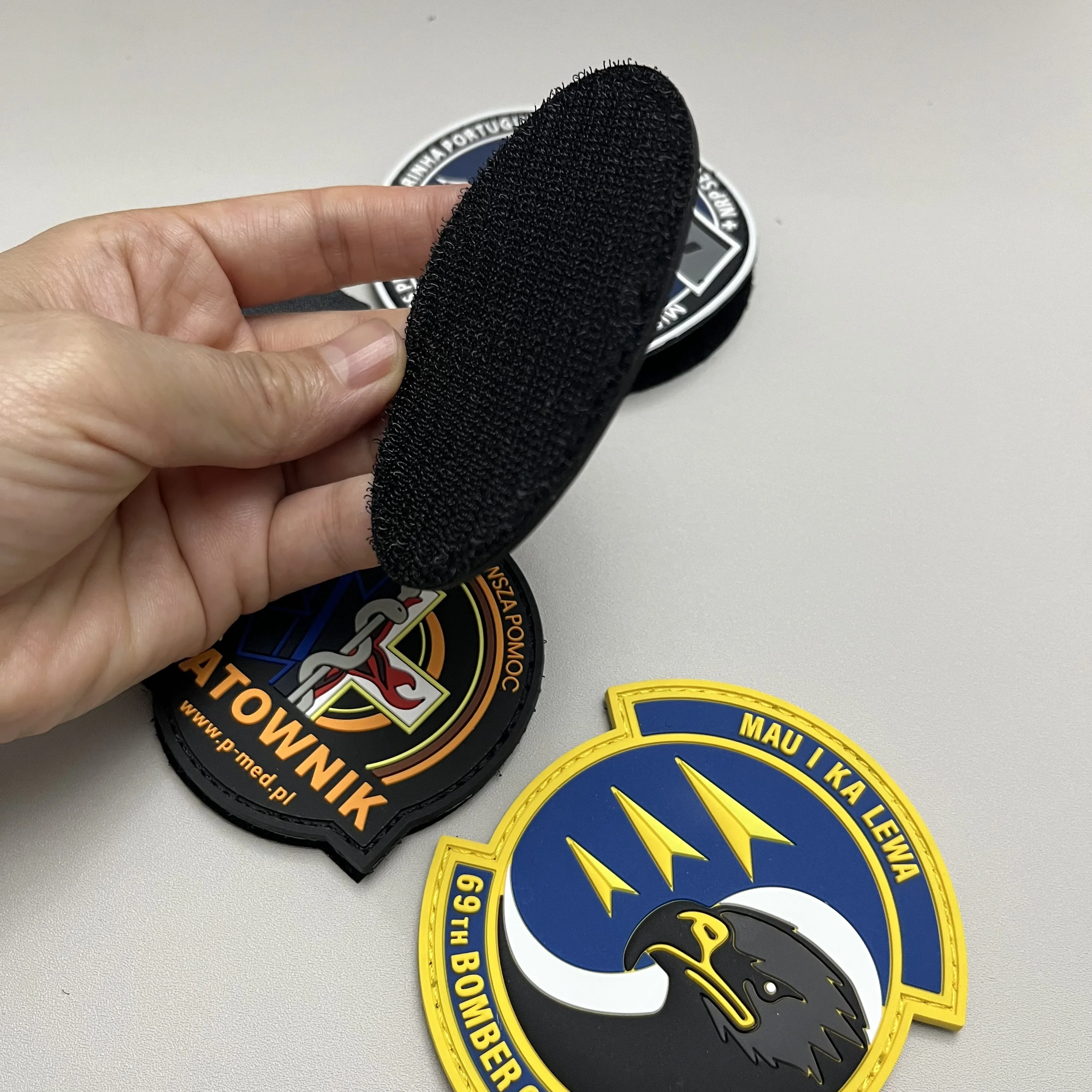 Parche táctico PVC con logotipo grabado para uniforme, personalizable - imagen 4