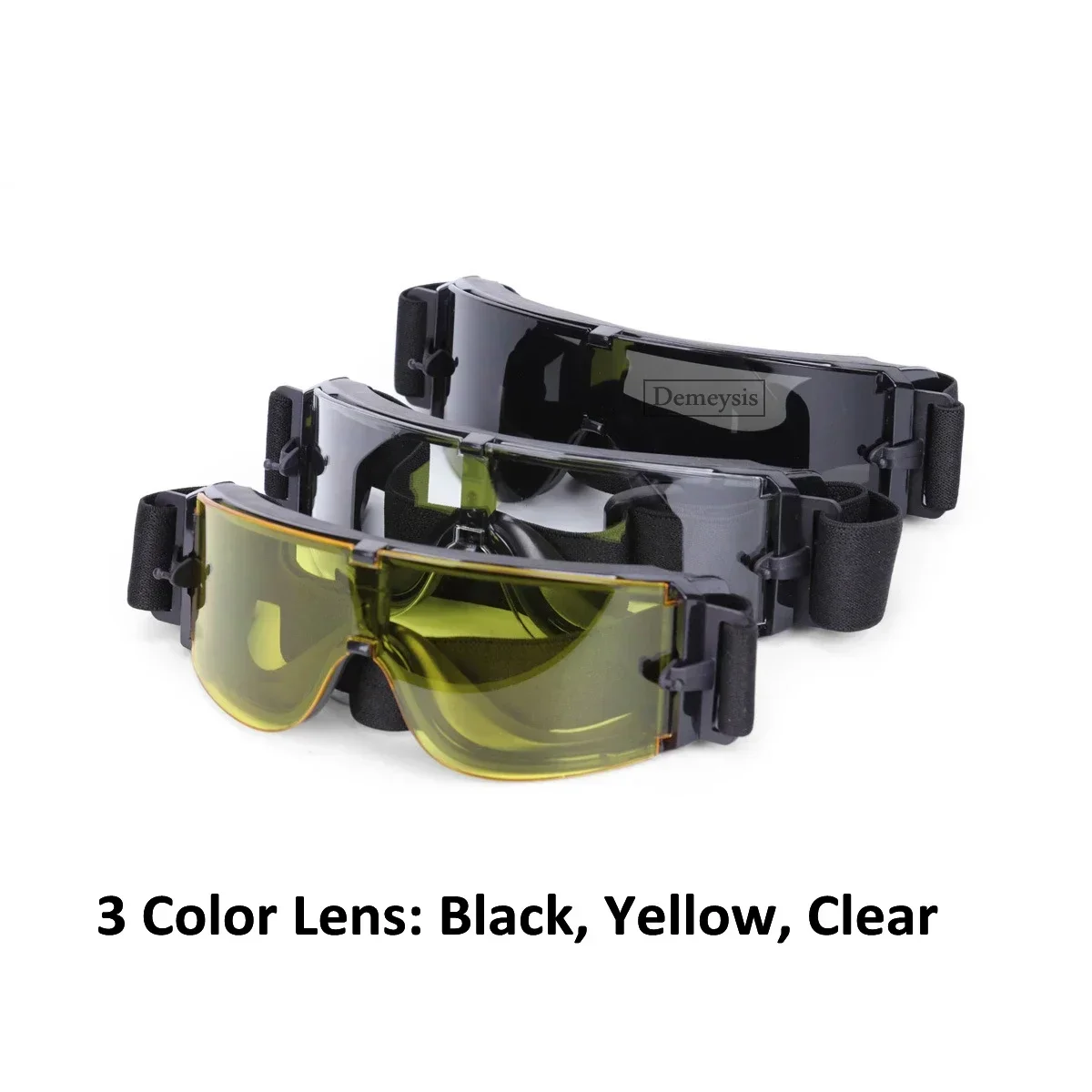 Gafas tácticas Airsoft lentes intercambiables anti viento - imagen 4