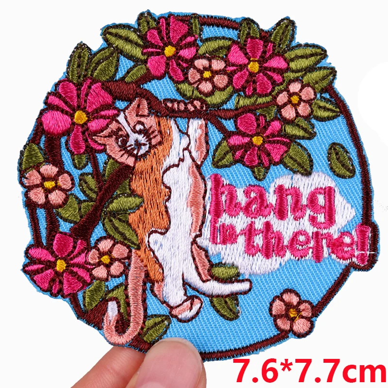Parche bordado con letras para chaqueta - planchar o coser apliques - imagen 2