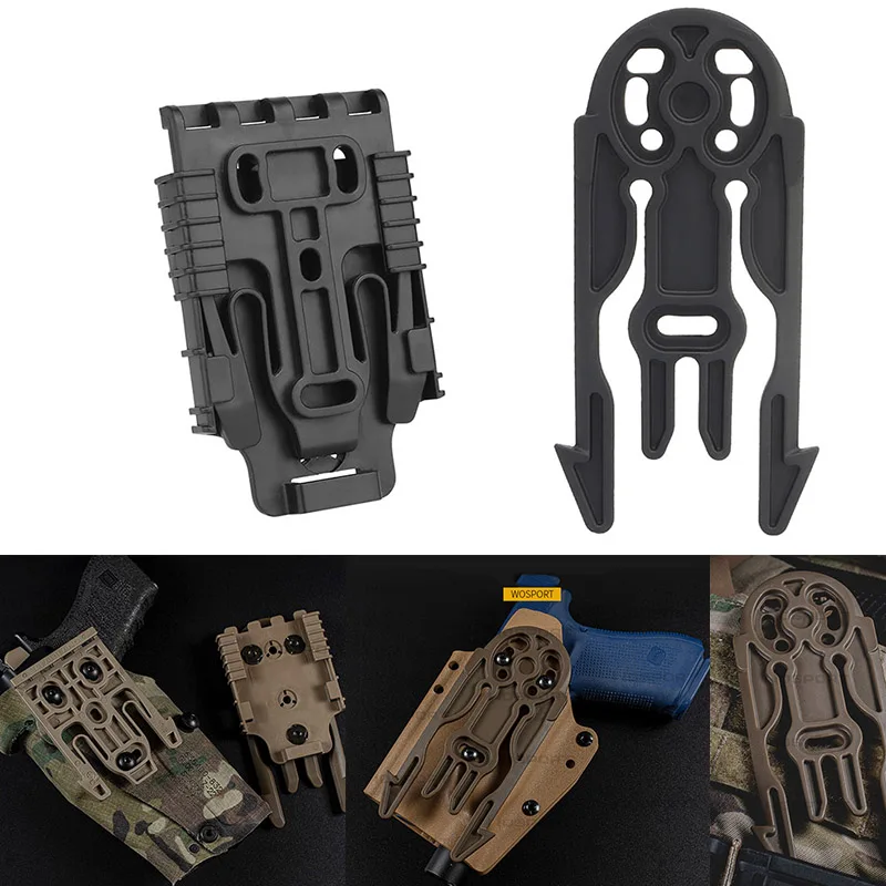 Placa de liberación rápida MOLLE QLS para funda pistola táctica - imagen 3
