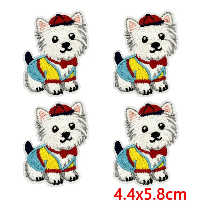 Parche termoadhesivo bordado gato y perro – para chaquetas y mochilas - imagen 5