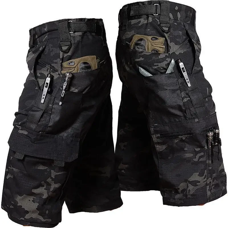 Pantalones cargo tácticos impermeables para senderismo y aire libre - imagen 4