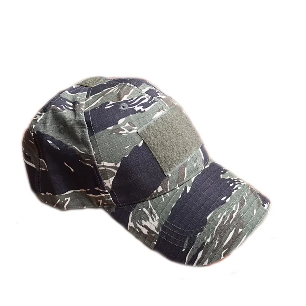 Gorra táctica selva Tiger Stripe ripstop – Outdoor y MOLLE - imagen 4