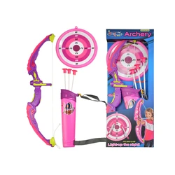 Set arco y flechas infantil de succión seguro para exterior