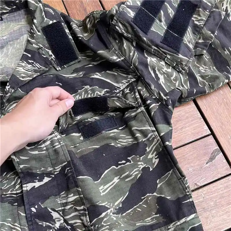 Chaqueta táctica G3 plateada estampado tigre jungla, manga larga - imagen 5