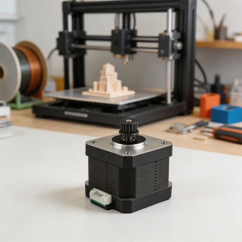 Motor para riel de impresora 3D con polea sincronizada - imagen 4