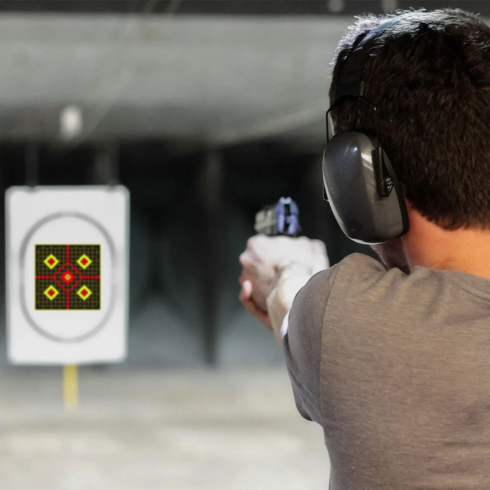 Marcado tipo Bullseye para referencia de tiro