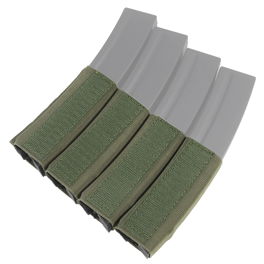 Portacargadores elástico MOLLE negro táctico resistente - imagen 4