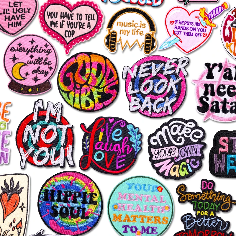 Parche bordado termoadhesivo punk dibujos animados para chaquetas - imagen 2