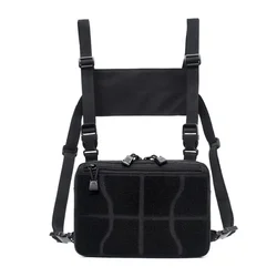 Bolsa tactica MOLLE para chaleco de pecho y rinonera EDC uso exterior