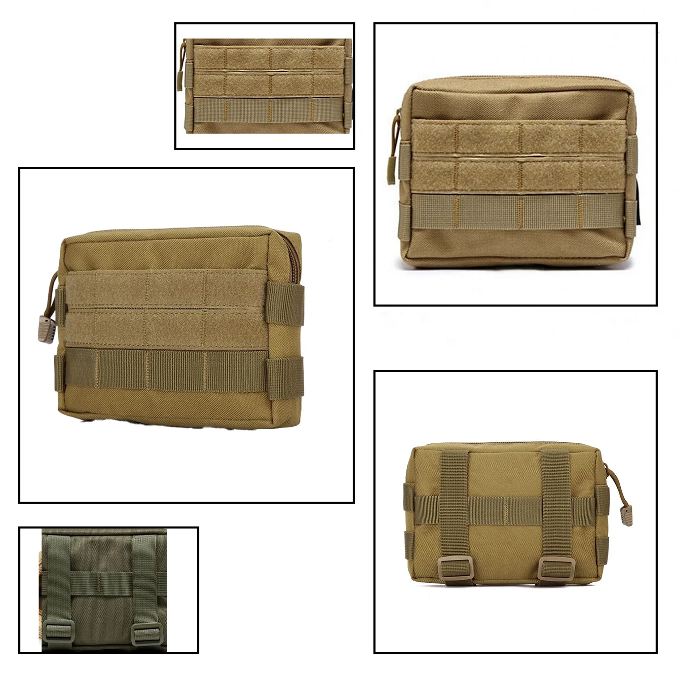 Bolsa táctica multiusos con varios bolsillos para chaleco - imagen 2