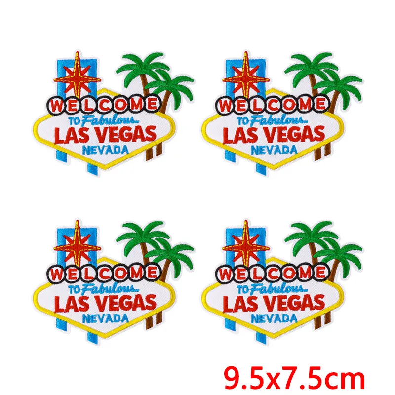 Parche bordado termoadhesivo Las Vegas, México, España para ropa - imagen 5