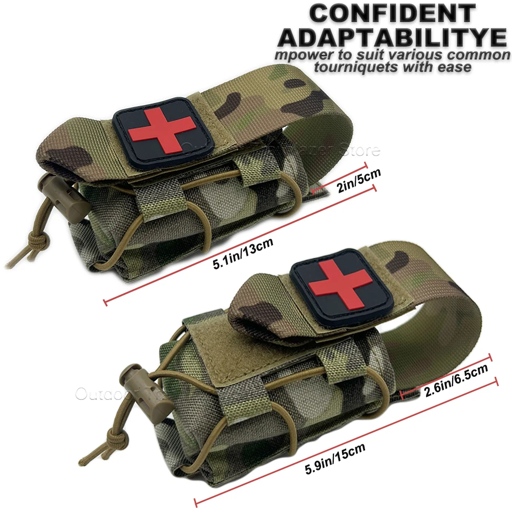 Bolsa táctica torniquete MOLLE con soporte de despliegue rápido - imagen 4