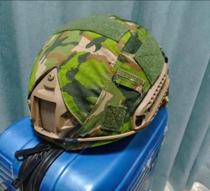 Rongsheng Funda para Casco Táctico Camuflaje EMR Big Five Leaf - imagen 2