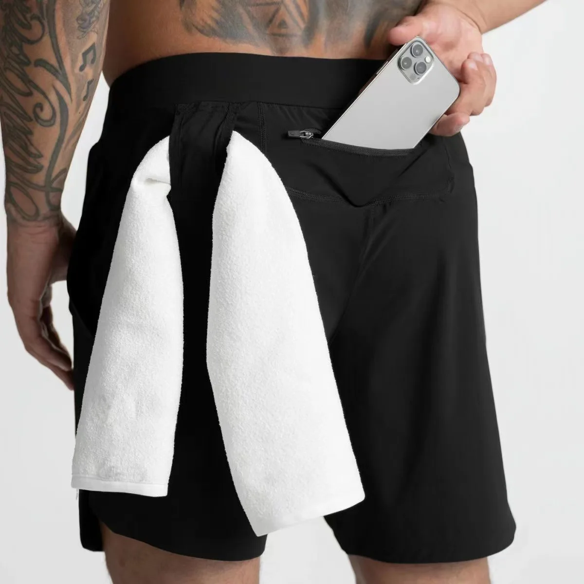 Pantalón corto deportivo para hombre de secado rápido - imagen 3