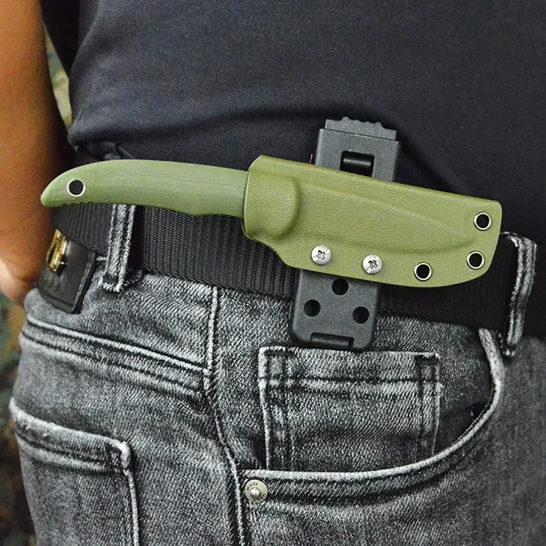 Clip táctico de cinturón MOLLE-LOK para funda Kydex - imagen 5