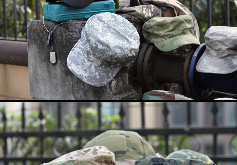 Gorra camuflaje ajustable para exterior